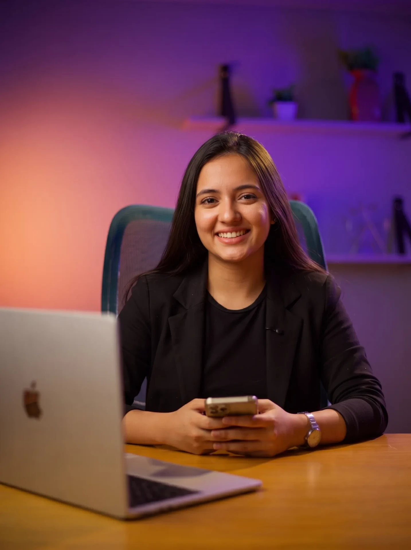 إعداد إضاءة داخل Setup Studio